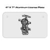 4 X 7 Aluminum License Plate  Thumbnail