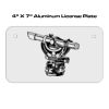 4 X 7 Aluminum License Plate  Thumbnail