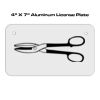 4 X 7 Aluminum License Plate  Thumbnail