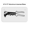 4 X 7 Aluminum License Plate  Thumbnail