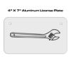 4 X 7 Aluminum License Plate  Thumbnail