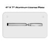 4 X 7 Aluminum License Plate  Thumbnail