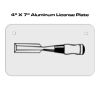 4 X 7 Aluminum License Plate  Thumbnail