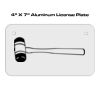 4 X 7 Aluminum License Plate  Thumbnail
