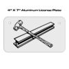 4 X 7 Aluminum License Plate  Thumbnail
