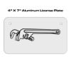 4 X 7 Aluminum License Plate  Thumbnail