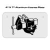 4 X 7 Aluminum License Plate  Thumbnail