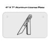 4 X 7 Aluminum License Plate  Thumbnail