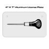 4 X 7 Aluminum License Plate  Thumbnail