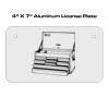 4 X 7 Aluminum License Plate  Thumbnail