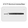 4 X 7 Aluminum License Plate  Thumbnail