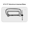 4 X 7 Aluminum License Plate  Thumbnail