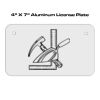 4 X 7 Aluminum License Plate  Thumbnail