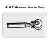 4 X 7 Aluminum License Plate  Thumbnail