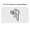 4 X 7 Aluminum License Plate  Thumbnail