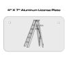 4 X 7 Aluminum License Plate  Thumbnail