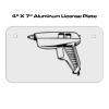 4 X 7 Aluminum License Plate  Thumbnail