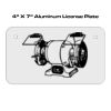 4 X 7 Aluminum License Plate  Thumbnail