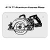 4 X 7 Aluminum License Plate  Thumbnail