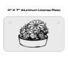 4 X 7 Aluminum License Plate  Thumbnail
