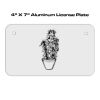 4 X 7 Aluminum License Plate  Thumbnail