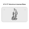 4 X 7 Aluminum License Plate  Thumbnail