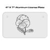 4 X 7 Aluminum License Plate  Thumbnail