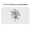4 X 7 Aluminum License Plate  Thumbnail