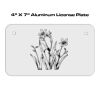 4 X 7 Aluminum License Plate  Thumbnail