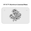 4 X 7 Aluminum License Plate  Thumbnail