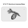 4 X 7 Aluminum License Plate  Thumbnail