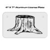 4 X 7 Aluminum License Plate  Thumbnail