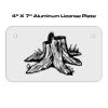 4 X 7 Aluminum License Plate  Thumbnail