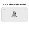 4 X 7 Aluminum License Plate  Thumbnail
