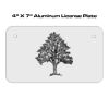 4 X 7 Aluminum License Plate  Thumbnail