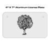 4 X 7 Aluminum License Plate  Thumbnail