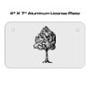 4 X 7 Aluminum License Plate  Thumbnail