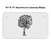 4 X 7 Aluminum License Plate  Thumbnail