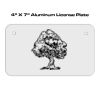 4 X 7 Aluminum License Plate  Thumbnail