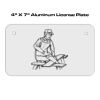 4 X 7 Aluminum License Plate  Thumbnail