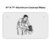 4 X 7 Aluminum License Plate  Thumbnail
