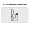 4 X 7 Aluminum License Plate  Thumbnail