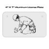 4 X 7 Aluminum License Plate  Thumbnail