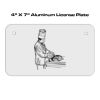 4 X 7 Aluminum License Plate  Thumbnail