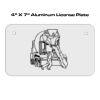 4 X 7 Aluminum License Plate  Thumbnail