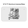 4 X 7 Aluminum License Plate  Thumbnail