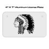 4 X 7 Aluminum License Plate  Thumbnail