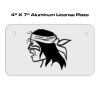 4 X 7 Aluminum License Plate  Thumbnail