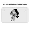 4 X 7 Aluminum License Plate  Thumbnail