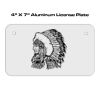 4 X 7 Aluminum License Plate  Thumbnail